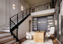 do design home office, workspace and book nook